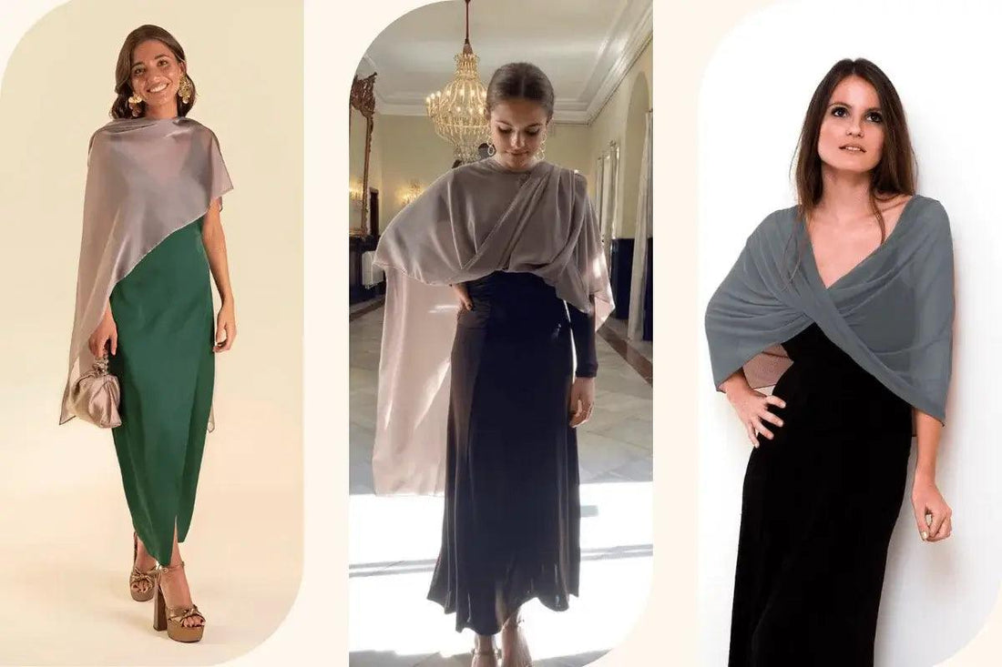 Echarpe para vestido de festa: 7 opções essenciais para um look impecável