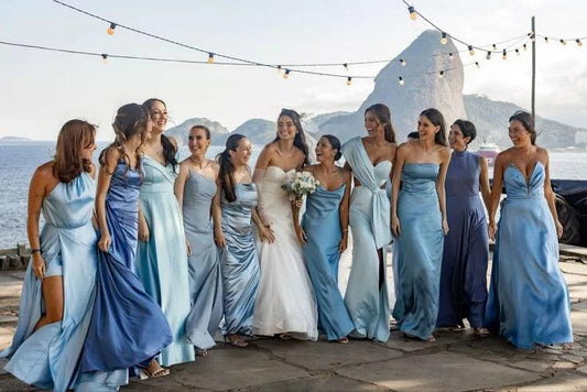 Vestidos para madrinhas de casamento: Cores que são tendências em 2025
