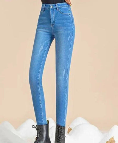 Calça Térmica Feminina Jeans | LeMoncler Calça Térmica Feminina Jeans | LeMoncler