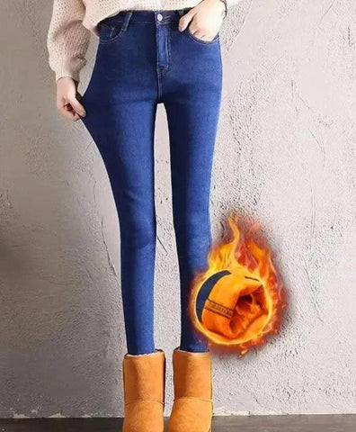 Calça Térmica Feminina Jeans | LeMoncler Calça Térmica Feminina Jeans | LeMoncler