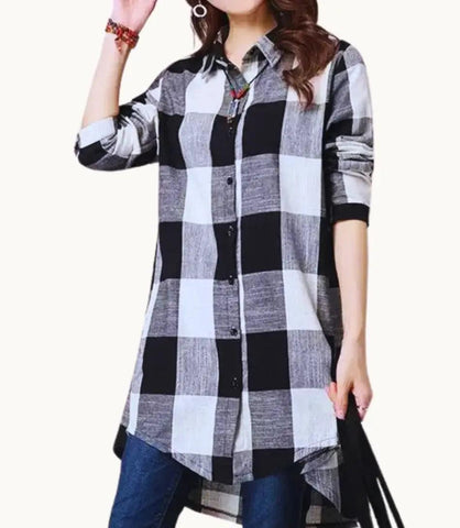 Chemise Xadrez Manga Longa Plus | Sila Chemise Xadrez Manga Longa Plus | Sila