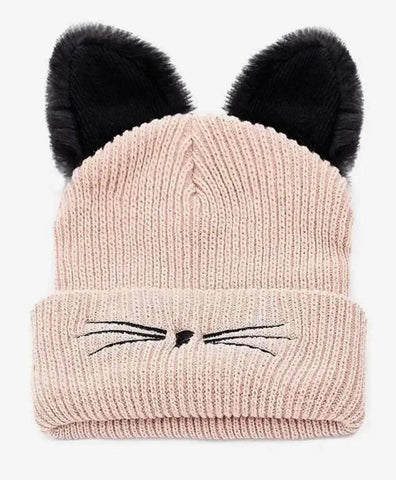 Gorro touca feminina gatinho em acrílico preto com orelhas de gato, ideal para inverno, confortável e estiloso. Gorro touca feminina gatinho em acrílico preto com orelhas de gato, ideal para inverno, confortável e estiloso.