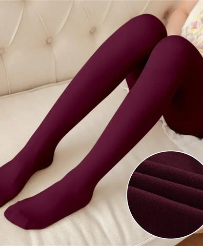 Meia-calça grossa de veludo , elástica, 120D, elegante, para mulheres, tamanho grande, confortável e resistente. Anellimn Meia-calça grossa de veludo , elástica, 120D, elegante, para mulheres, tamanho grande, confortável e resistente. Anellimn
