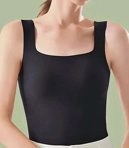 Regata Feminina Básica com Bojo Interno Sem Costura, ajustada, confortável e de tecido macio para uso casual ou trabalho. Regata Feminina Básica com Bojo Interno Sem Costura, ajustada, confortável e de tecido macio para uso casual ou trabalho.