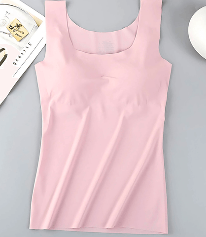 Regata Feminina Básica com Bojo Interno Sem Costura, ajustada, confortável e de tecido macio para uso casual ou trabalho. Regata Feminina Básica com Bojo Interno Sem Costura, ajustada, confortável e de tecido macio para uso casual ou trabalho.
