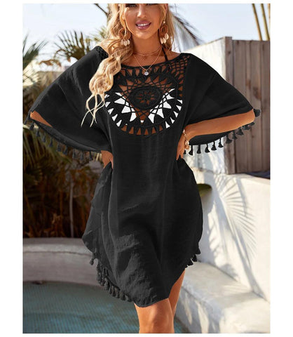 Saída de Praia Branca Curta | Tunic Saída de Praia Branca Curta | Tunic