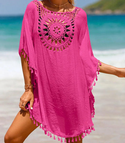 Saída de Praia Branca Curta | Tunic Saída de Praia Branca Curta | Tunic