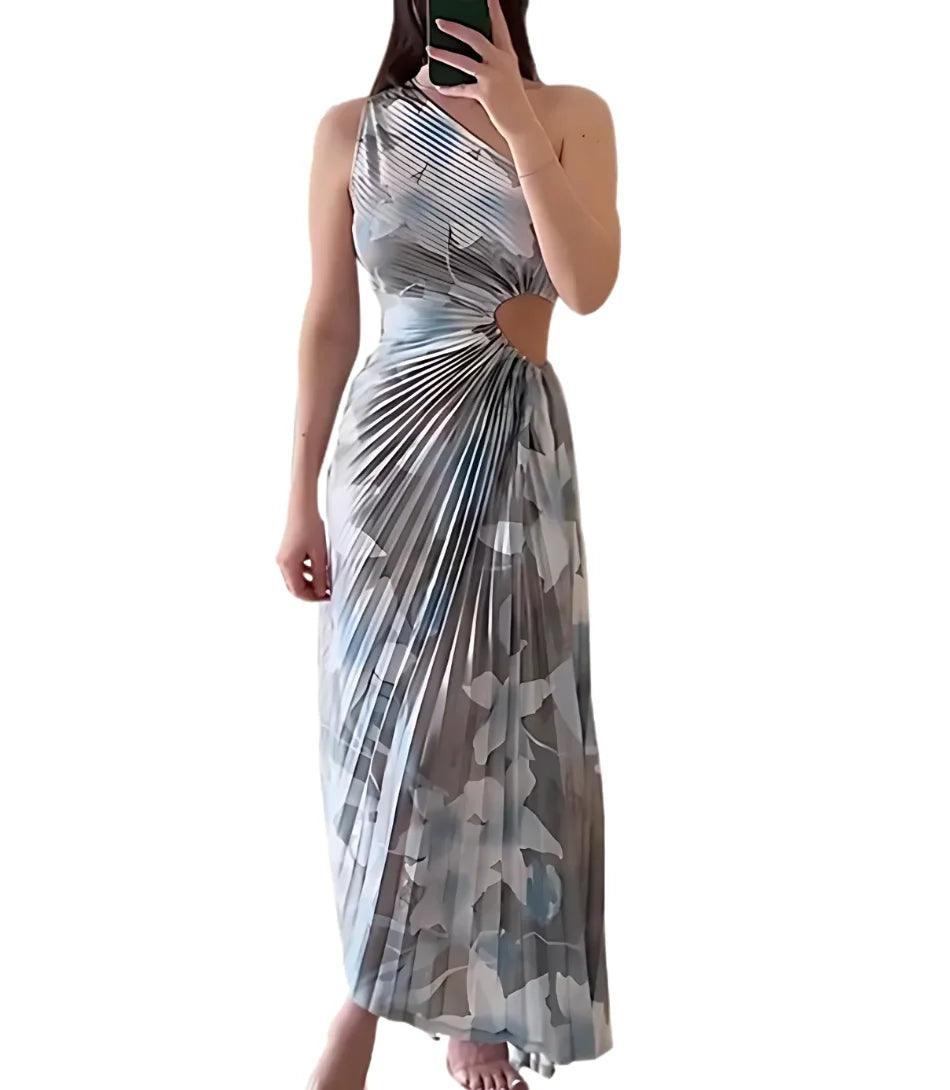 Vestido Longo de Festa Plissado: O auge da elegância para benefícios especiais. Amalle Vestido Longo de Festa Plissado: O auge da elegância para benefícios especiais. Amalle