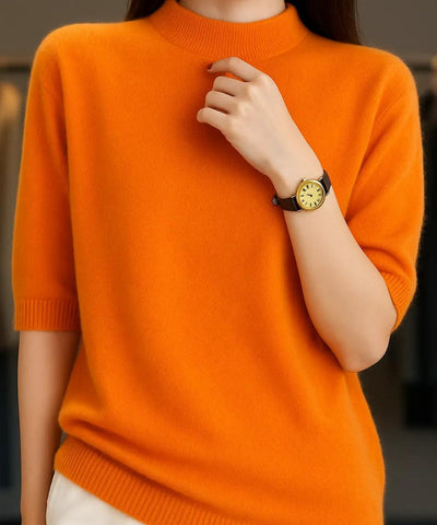 Blusa Tricot Feminina Meia Manga Elegante Cashmere | Yare Blusa Tricot Feminina Meia Manga Elegante Cashmere | Yare