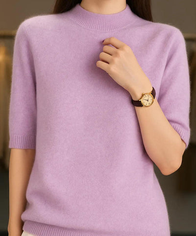 Blusa Tricot Feminina Meia Manga Elegante Cashmere | Yare Blusa Tricot Feminina Meia Manga Elegante Cashmere | Yare