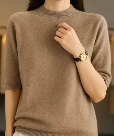 Blusa Tricot Feminina Meia Manga Elegante Cashmere | Yare Blusa Tricot Feminina Meia Manga Elegante Cashmere | Yare