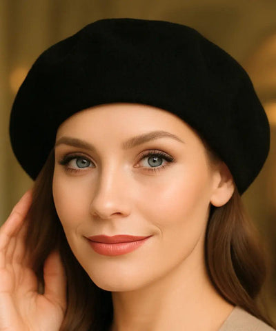 Boina Feminina Francesa de Lã com Cashmere Elegante | Francis Boina Feminina Francesa de Lã com Cashmere Elegante | Francis