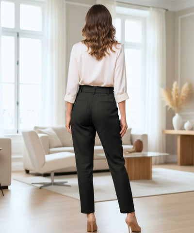 Calça Alfaiataria Feminina Cintura Alta Cinto | Halia Calça Alfaiataria Feminina Cintura Alta Cinto | Halia