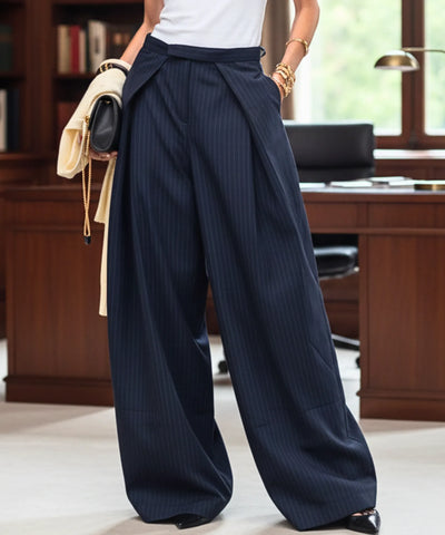Calça Alfaiataria Feminina Wide Leg Casual Elegante | Trali Calça Alfaiataria Feminina Wide Leg Casual Elegante | Trali