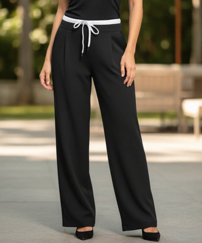 Calça Wide Leg Feminina Alfaiataria Cintura Alta Leve | Cili Calça Wide Leg Feminina Alfaiataria Cintura Alta Leve | Cili