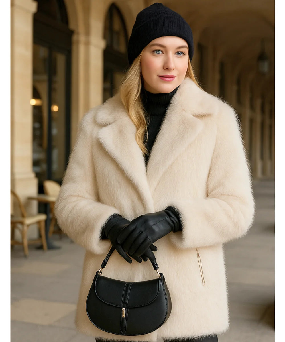 Comprar casaco feminino de pelo sintético premium super macio e elegante para inverno em oferta com caimento impecável Comprar casaco feminino de pelo sintético premium super macio e elegante para inverno em oferta com caimento impecável