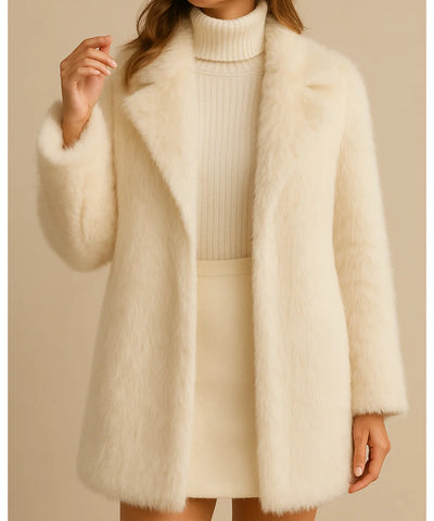 Comprar casaco feminino de pelo sintético premium super macio e elegante para inverno em oferta com caimento impecável Comprar casaco feminino de pelo sintético premium super macio e elegante para inverno em oferta com caimento impecável