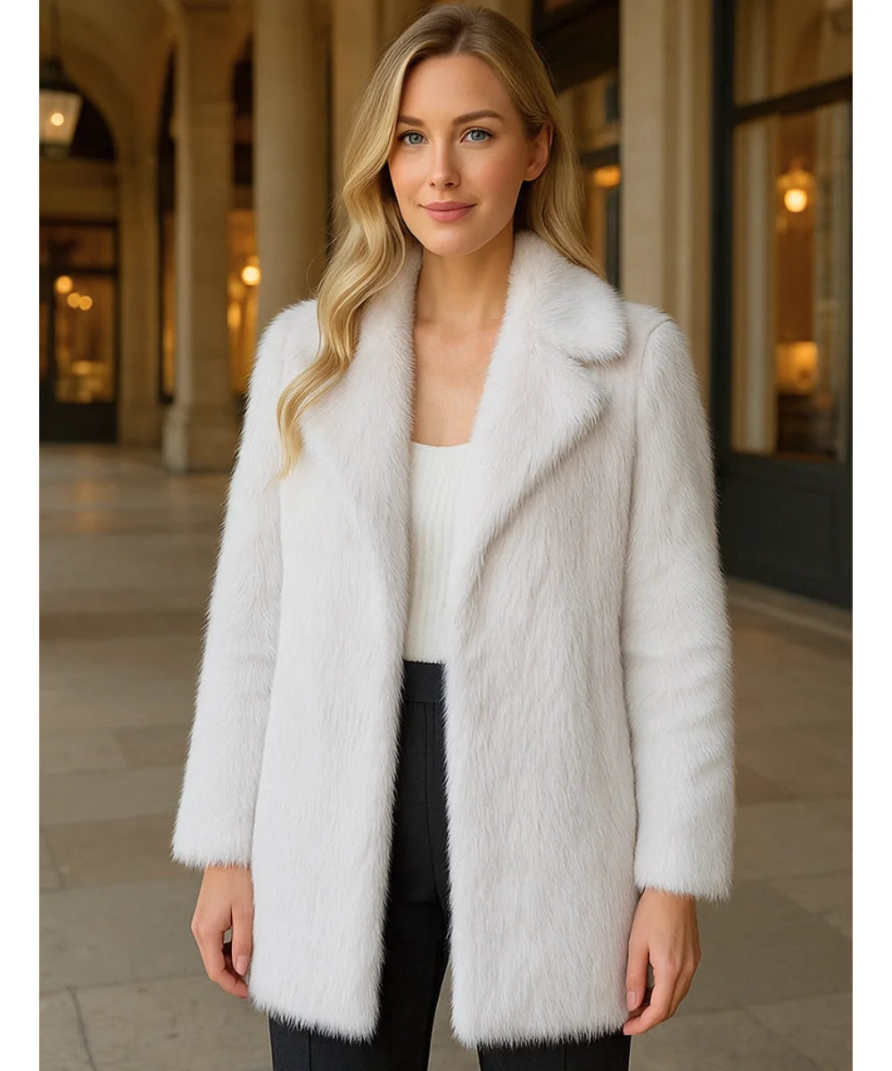 Comprar casaco feminino de pelo sintético premium super macio e elegante para inverno em oferta com caimento impecável Comprar casaco feminino de pelo sintético premium super macio e elegante para inverno em oferta com caimento impecável