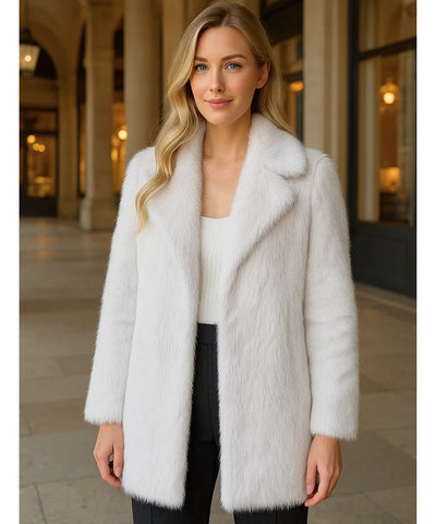 Comprar casaco feminino de pelo sintético premium super macio e elegante para inverno em oferta com caimento impecável Comprar casaco feminino de pelo sintético premium super macio e elegante para inverno em oferta com caimento impecável