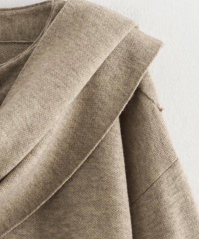 Casaco Feminino Tricot Oversized Lã Batida Inverno | Poli Casaco Feminino Tricot Oversized Lã Batida Inverno | Poli