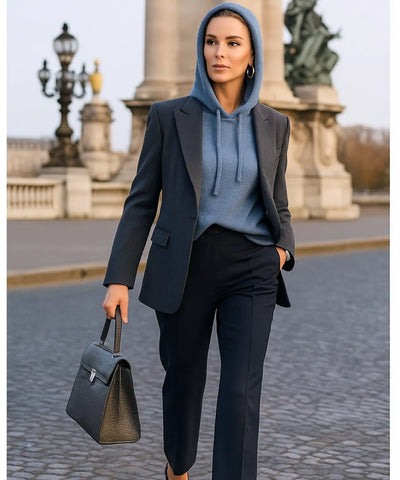 Casaco Moletom Feminino de Tricot com Capuz Elegante | Kenai Casaco Moletom Feminino de Tricot com Capuz Elegante | Kenai