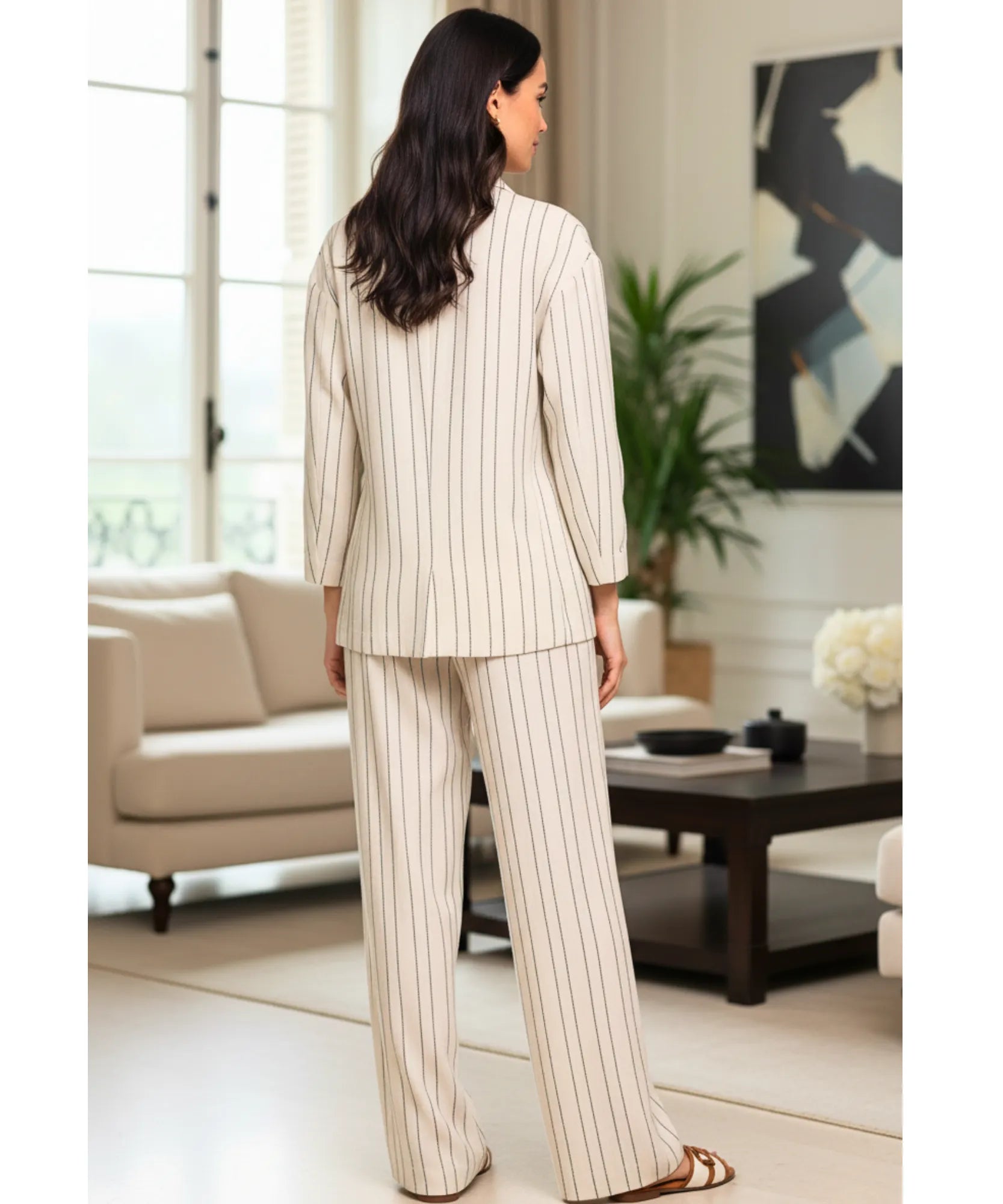 Comprar Conjunto Alfaiataria Feminino Linho Elegante com Blazer e Calça ZARA
 Comprar Conjunto Alfaiataria Feminino Linho Elegante com Blazer e Calça ZARA