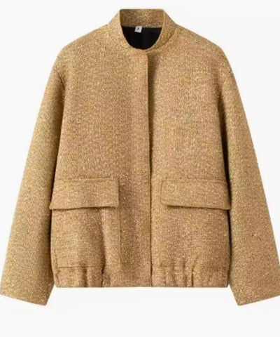 Jaqueta Bomber Feminina Paetê Brilho Elegante | Siara Jaqueta Bomber Feminina Paetê Brilho Elegante | Siara