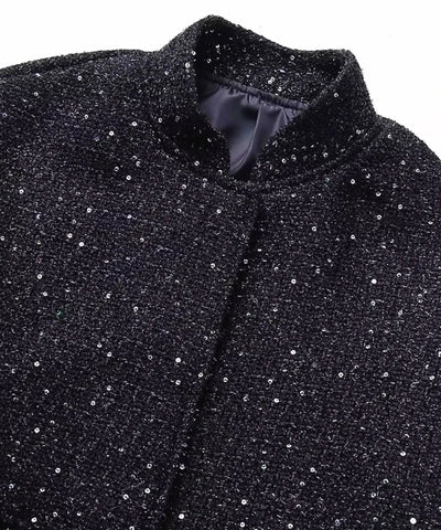 Jaqueta Bomber Feminina Paetê Brilho Elegante | Siara Jaqueta Bomber Feminina Paetê Brilho Elegante | Siara