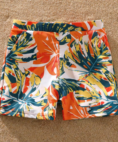 Maiô Mãe e Filha Azul com Shorts Pai e Filho Praia | Leme Maiô Mãe e Filha Azul com Shorts Pai e Filho Praia | Leme