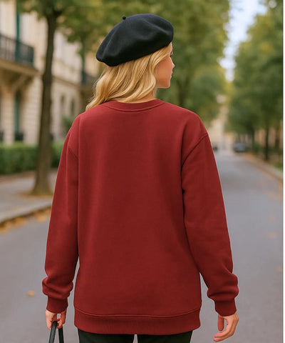 Moletom Feminino Peluciado Grosso com Forro Interno Térmico | Biela Moletom Feminino Peluciado Grosso com Forro Interno Térmico | Biela