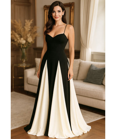 Vestido de Festa Longo Bicolor Casamento Formatura | Leah Vestido de Festa Longo Bicolor Casamento Formatura | Leah