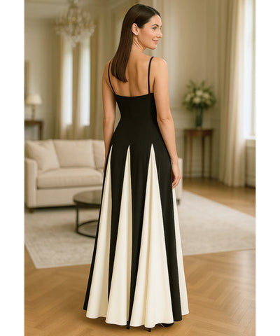 Vestido de Festa Longo Bicolor Casamento Formatura | Leah Vestido de Festa Longo Bicolor Casamento Formatura | Leah