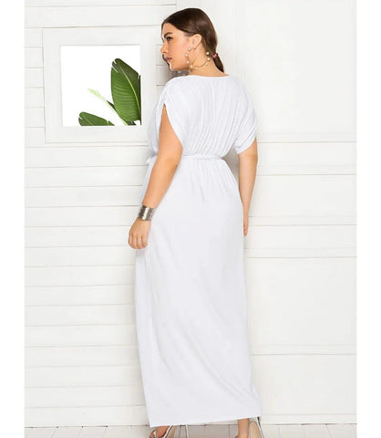 Vestido Longo Plus Size Elegante para Madrinhas e Formandas | Cloe Vestido Longo Plus Size Elegante para Madrinhas e Formandas | Cloe