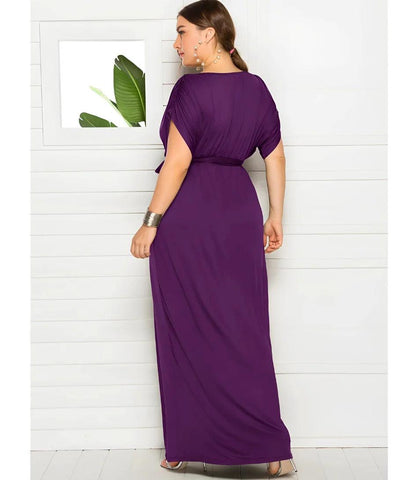 Vestido Longo Plus Size Elegante para Madrinhas e Formandas | Cloe Vestido Longo Plus Size Elegante para Madrinhas e Formandas | Cloe