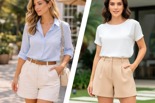 10 Modelos de shorts feminino de alfaiataria que vão dominar 2026