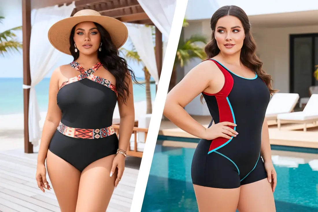 Maiô Plus Size Preto 7 Modelos Sofisticados e Modeladores