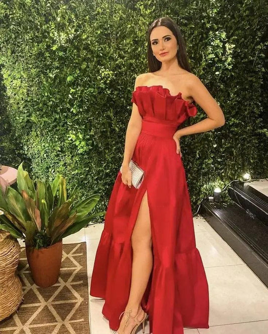 Vestido longo de festa