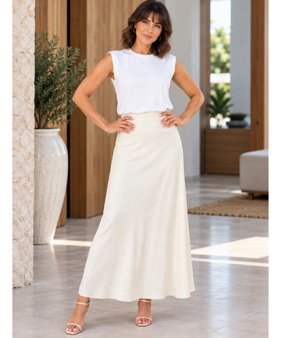 Vestido Midi Listrado Feminino Casual de Malha | Nellie