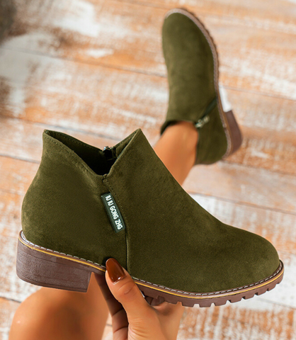 Bota Feminina Cano Curto Conforto Casual | Fleury