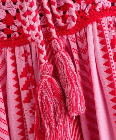 Vestido Longo Estampado Étnico Boho Verao | Lexa