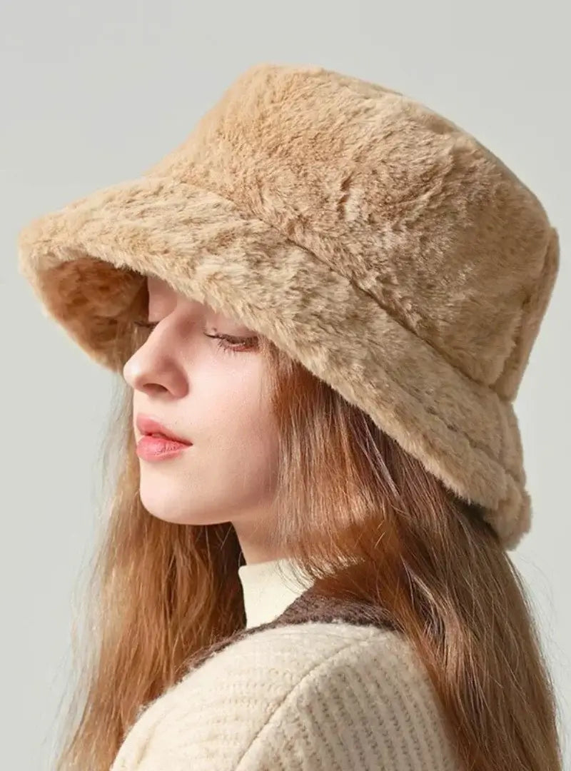 Anellimn Comprar Chapéu de Balde Plush Unissex em Lã - Ajustável e Estiloso