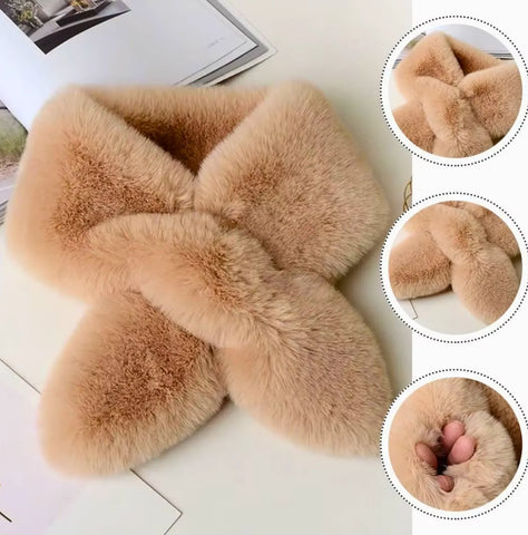 Cachecol Feminino de Pelúcia Inverno Luxo | Drica