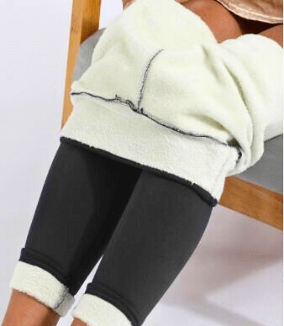 Calça Térmica Feminina Legging de veludo para inverno, cintura alta, ajuste perfeito, ideal para esportes e uso casual.