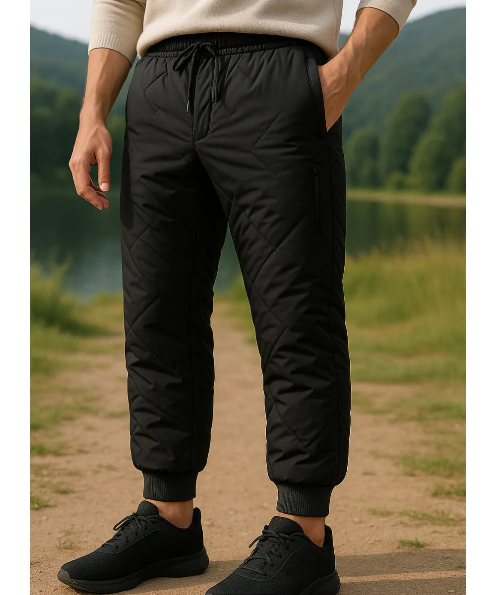 Comprar calça masculina térmica forrada com pelúcia para inverno rigoroso, confortável e com visual esportivo