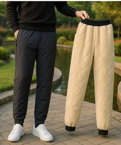 Comprar calça masculina térmica forrada com pelúcia para inverno rigoroso, confortável e com visual esportivo