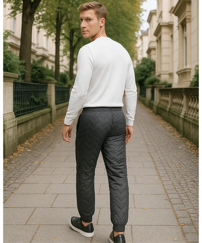 Comprar calça masculina térmica forrada com pelúcia para inverno rigoroso, confortável e com visual esportivo