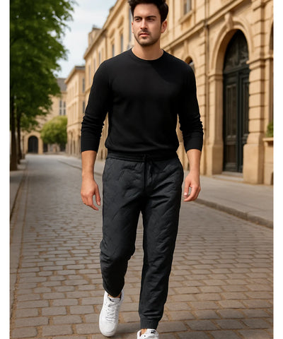 Comprar calça masculina térmica forrada com pelúcia para inverno rigoroso, confortável e com visual esportivo