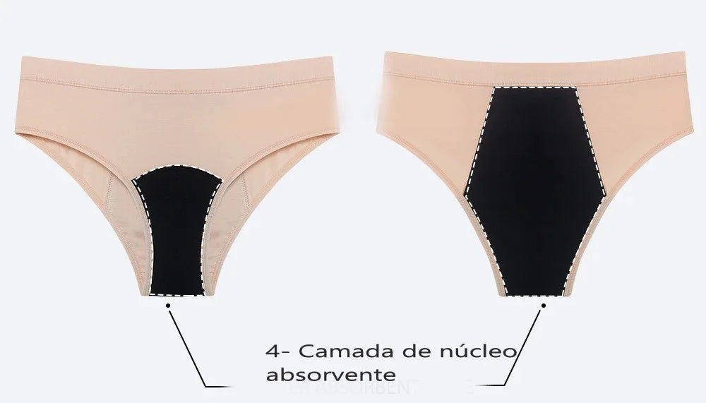 Calcinha Menstrual - Garanta Proteção e Conforto Durante o Ciclo Menstrual