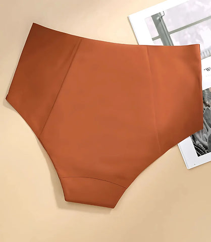 Calcinha modeladora cintura alta com absorção avançada e modelagem confortável, ideal para proteção e ajuste perfeito em todas as ocasiões.