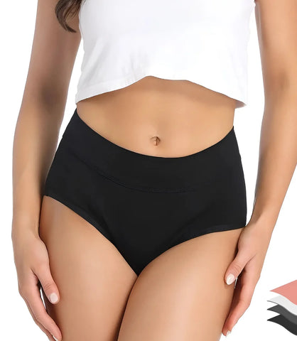 Calcinha modeladora cintura alta com absorção avançada e modelagem confortável, ideal para proteção e ajuste perfeito em todas as ocasiões.